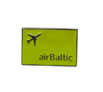 Green airBaltic pin