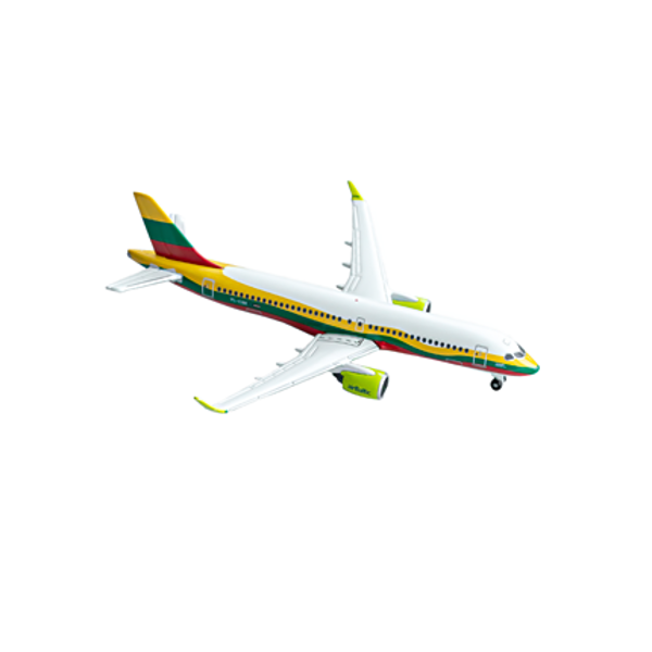 Airbus A220-300 1/500 collector's miniature model in Lithuanian livery